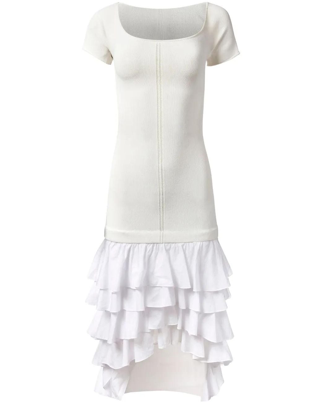 Alejandra Alonso Rojas White Cotton Dress