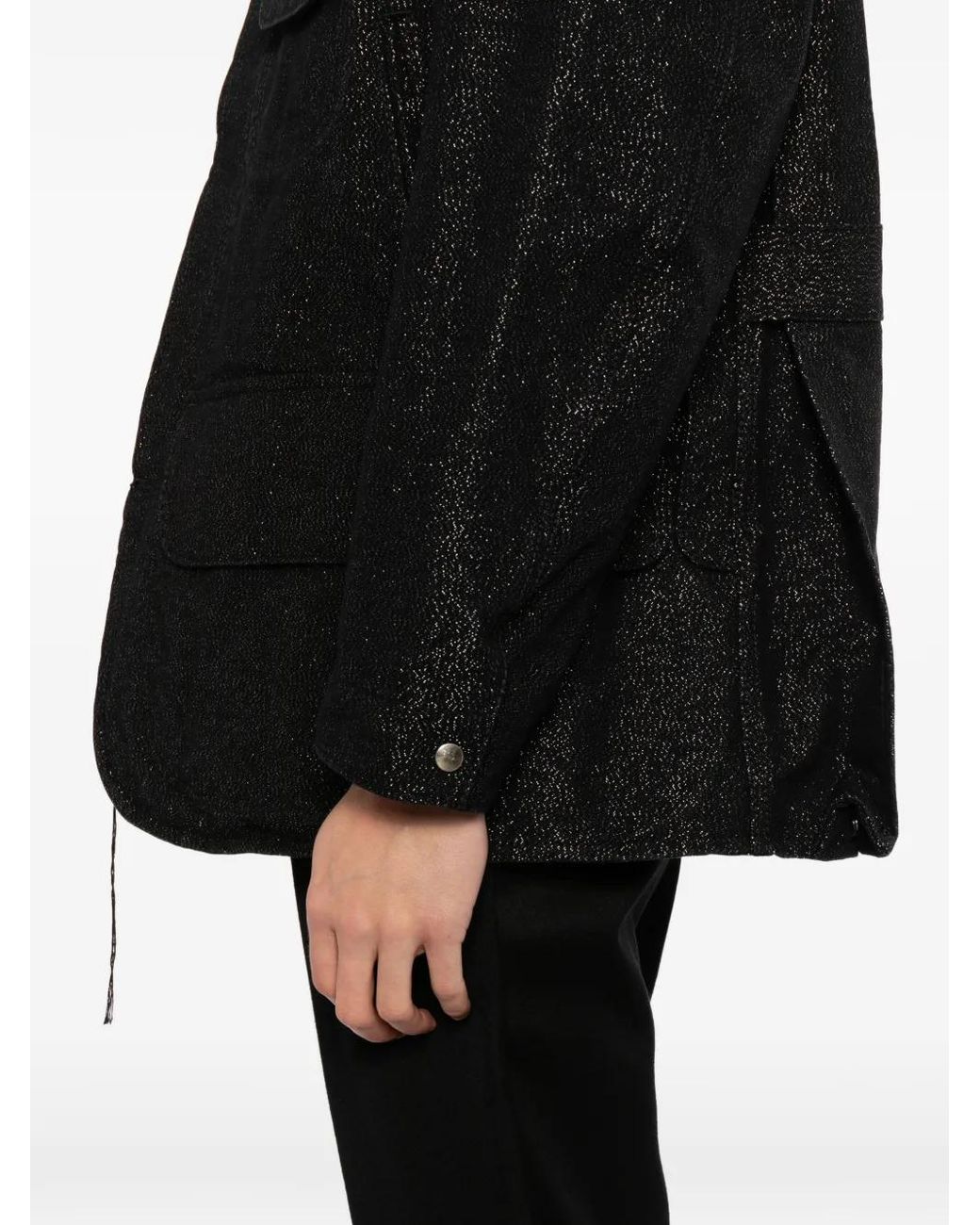 Midorikawa Black Buttoned Jacket for men
