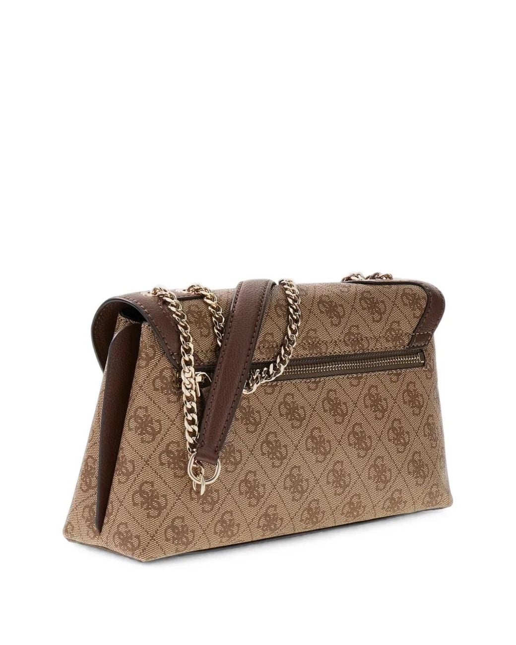 Guess Brown Lindsey Crossbody Bag