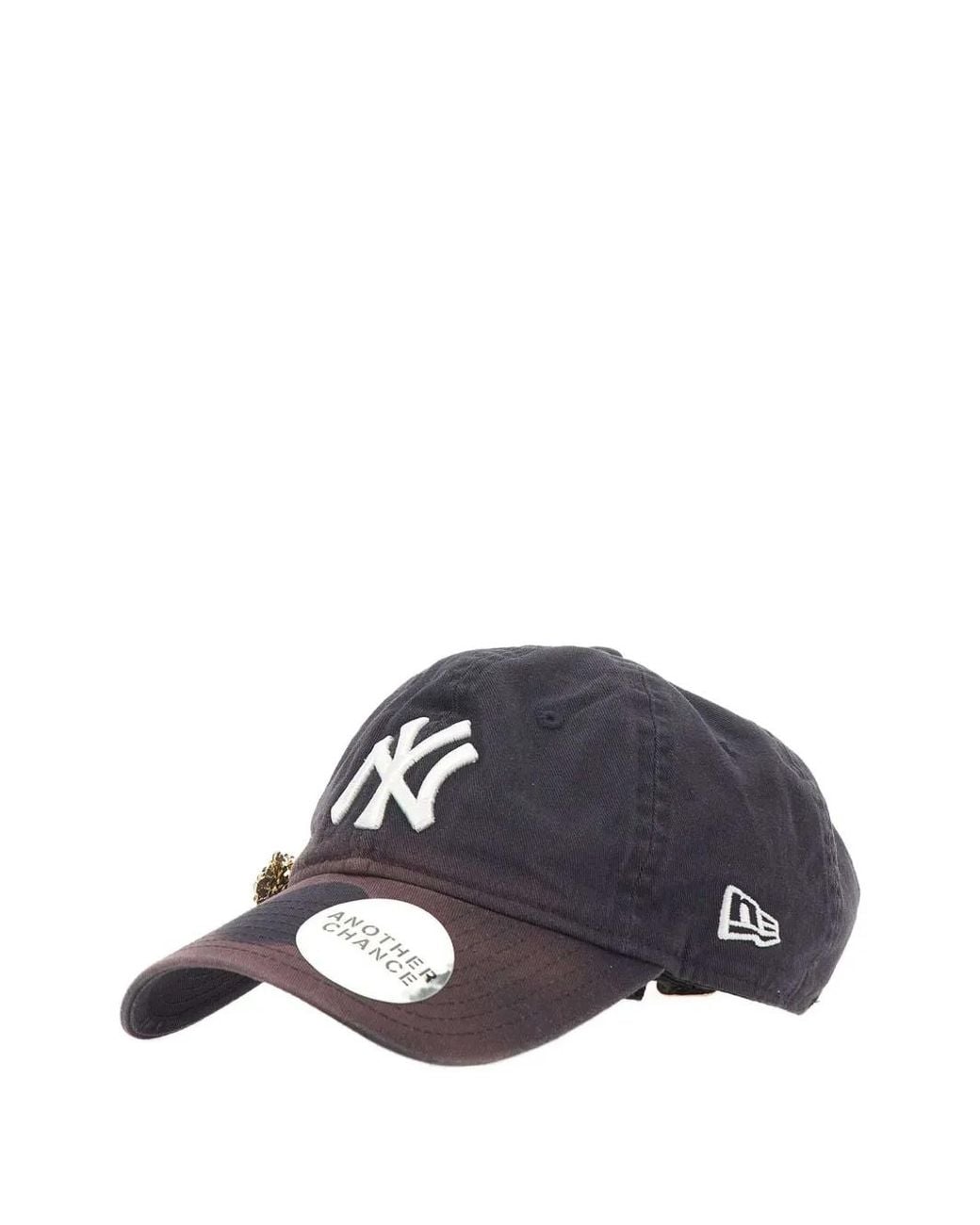 ANOTHER CHANCE Blue Customised New Era 9Twenty New York Yankees Gradient-Effect Baseball Cap