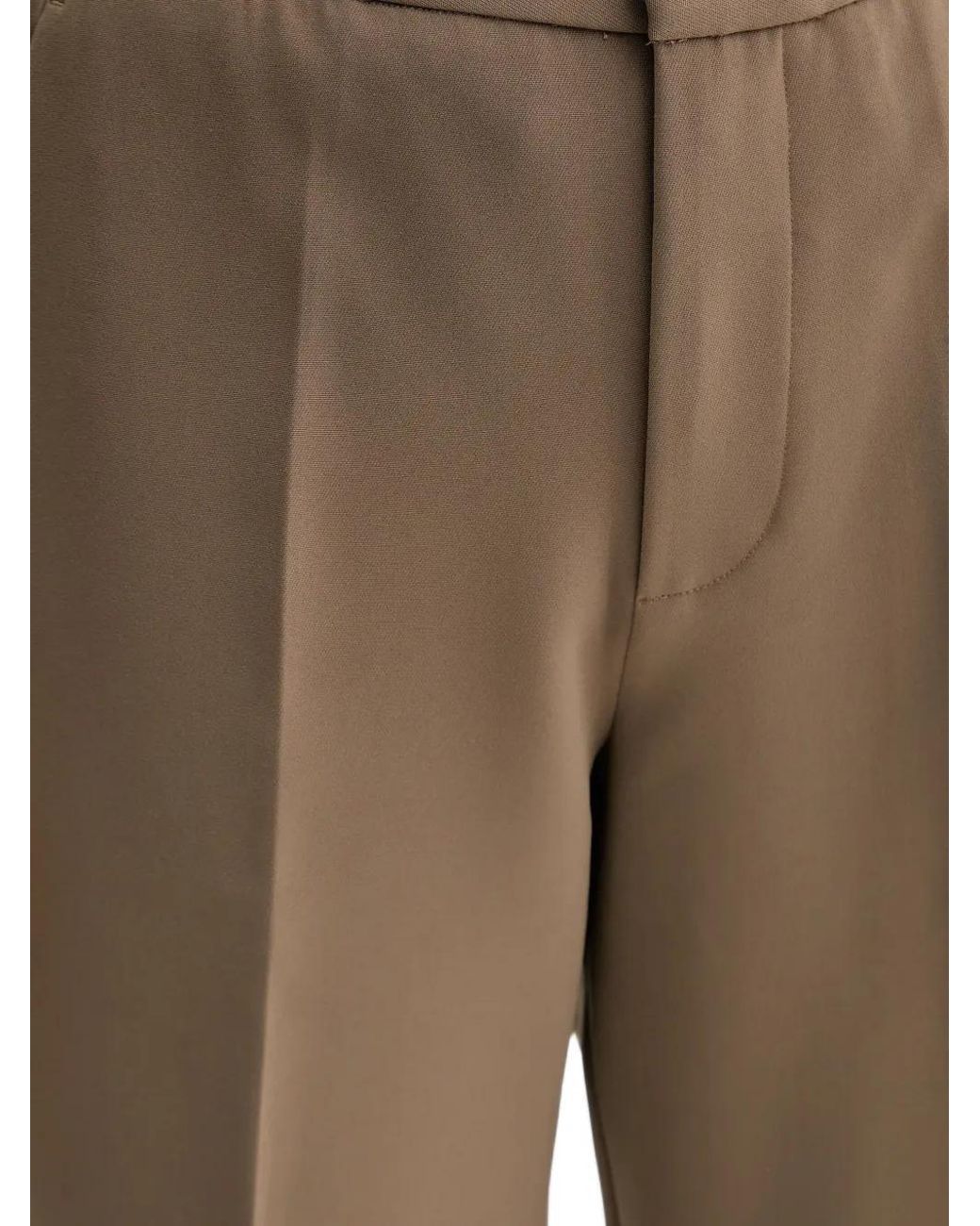 Isabelle Blanche Natural Cropped Trousers