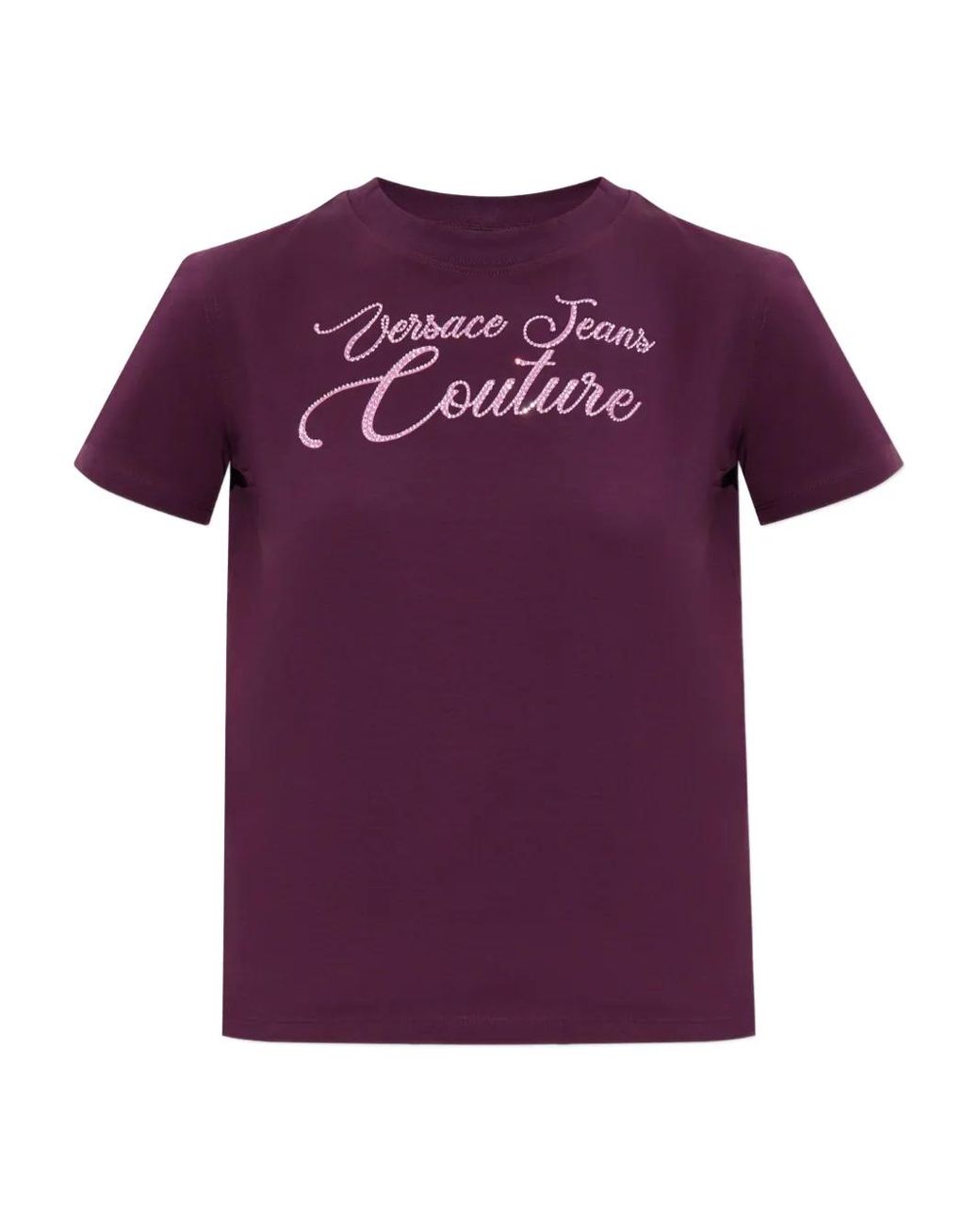 Versace Jeans Couture Purple T-Shirts
