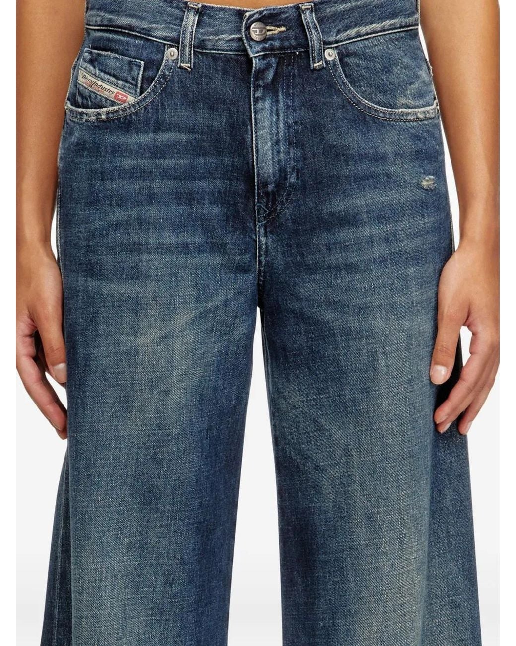 DIESEL Blue Flare Jeans Regular Waist 1978 D-Akemi