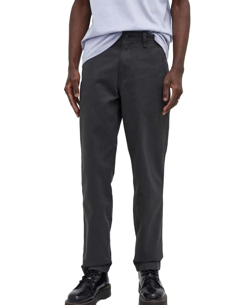 Levi's Black Xx Chino Straight-Leg Trousers for men