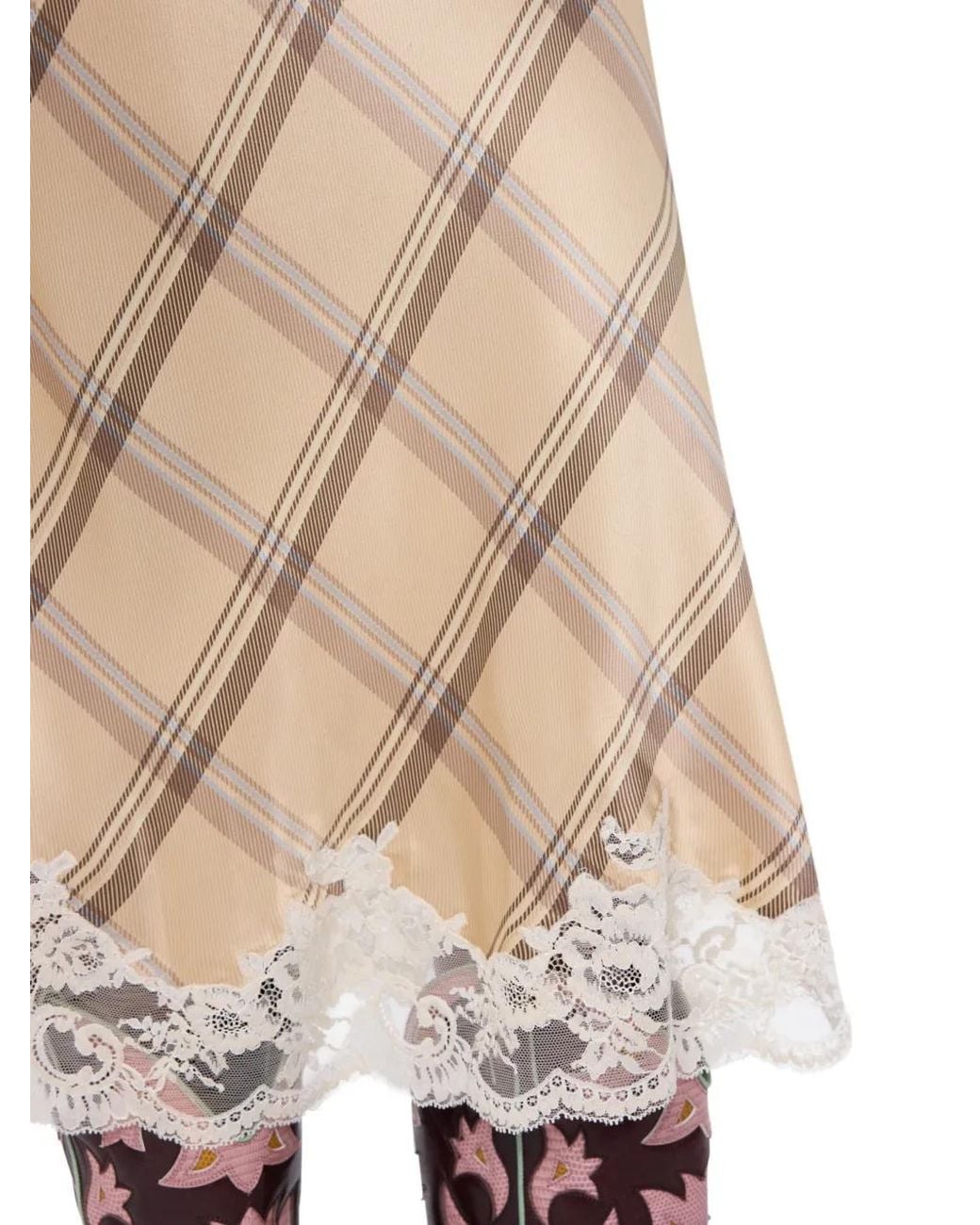 Rabanne Natural Midi Skirt