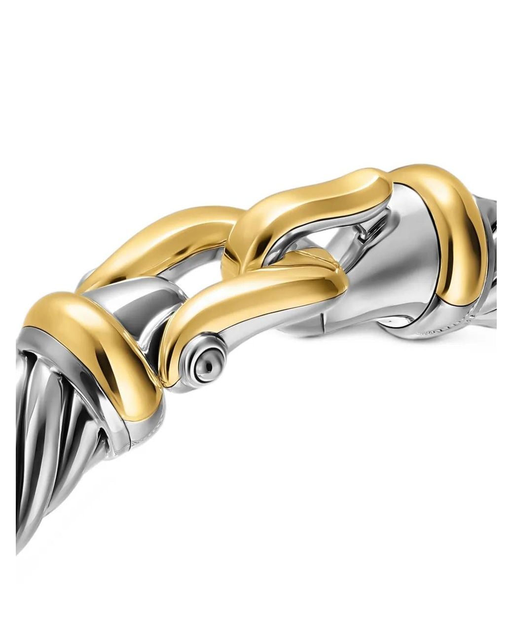 David Yurman White Cable Flex Bracelet