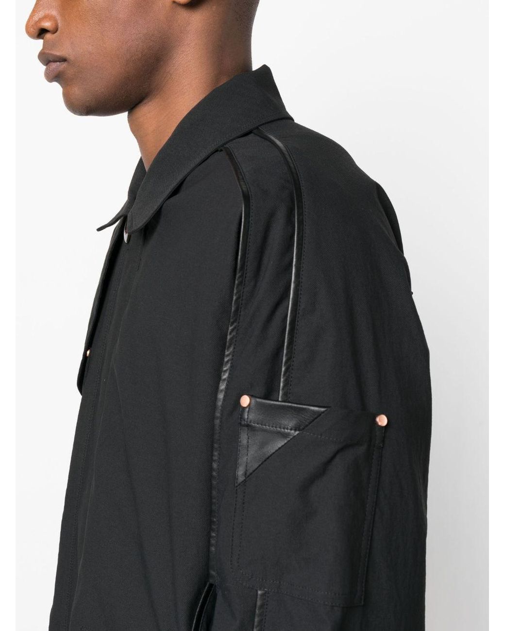 Kiko Kostadinov Uniform Spread-collar Jacket in Black for Men | Lyst