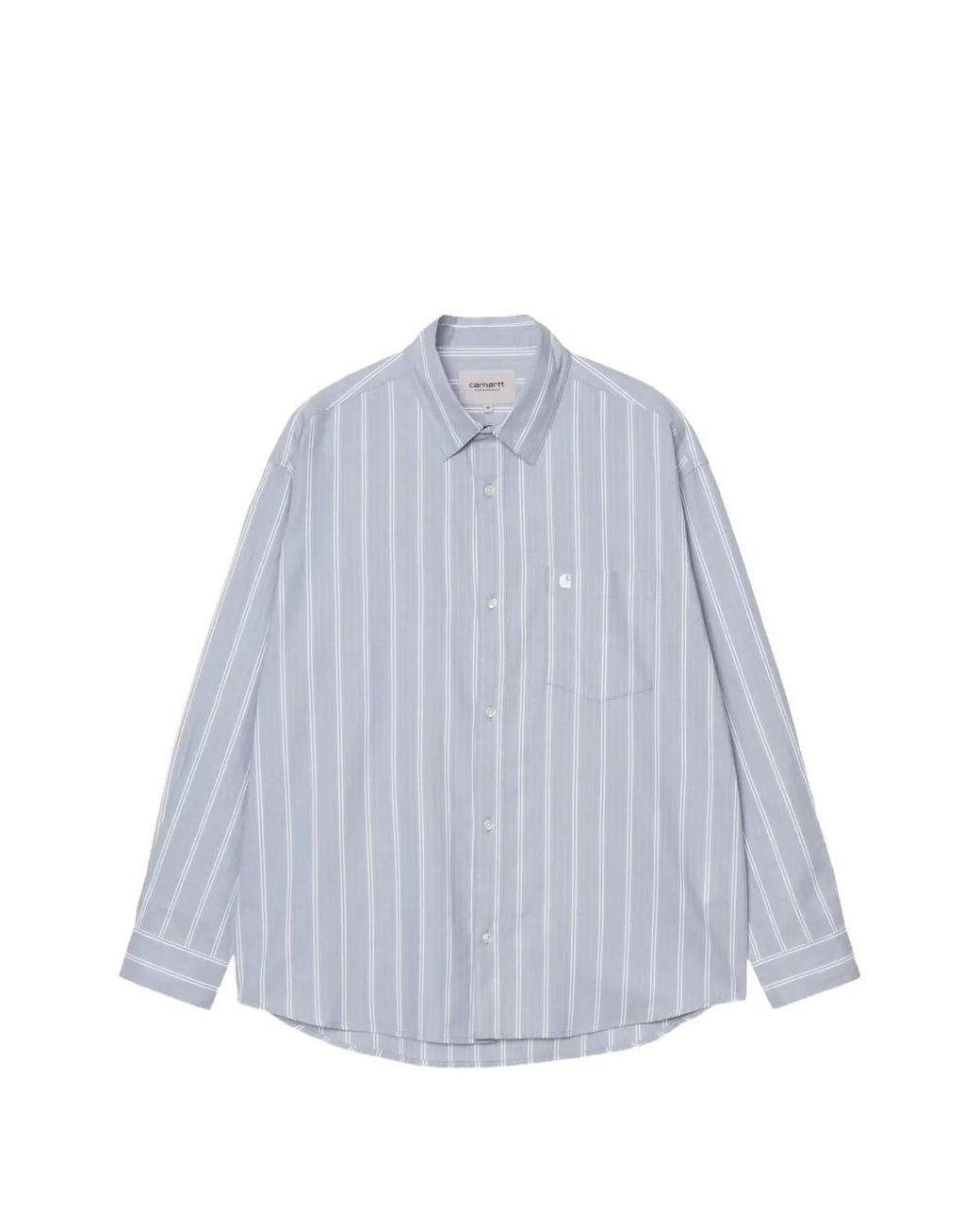 Carhartt Blue Cotton Shirt for men