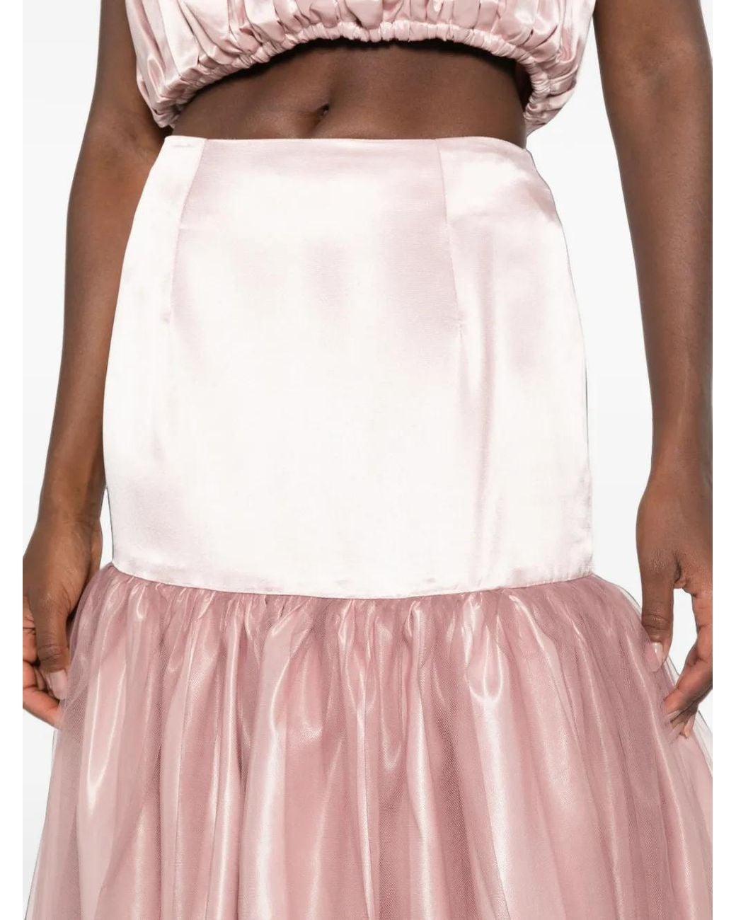 Dunesi Pink Valentina Balloon Maxi Skirt