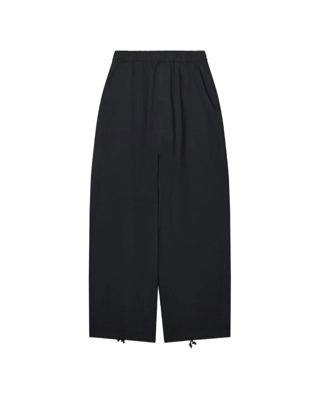 Comme des Garçons Blue Elasticated Drawstring-Hem Trousers for men