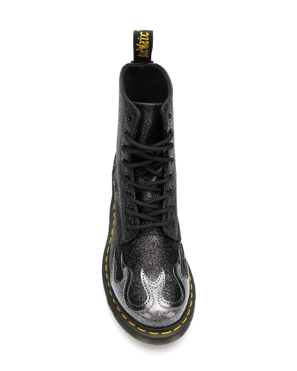Dr. Martens Near Black Glitter '1460 Pascal Flame' Lace Up Boots | Lyst  Australia