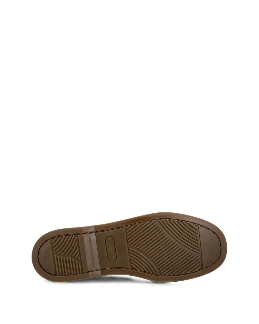 Gant Brown Lace-Up Suede Boat Shoes for men