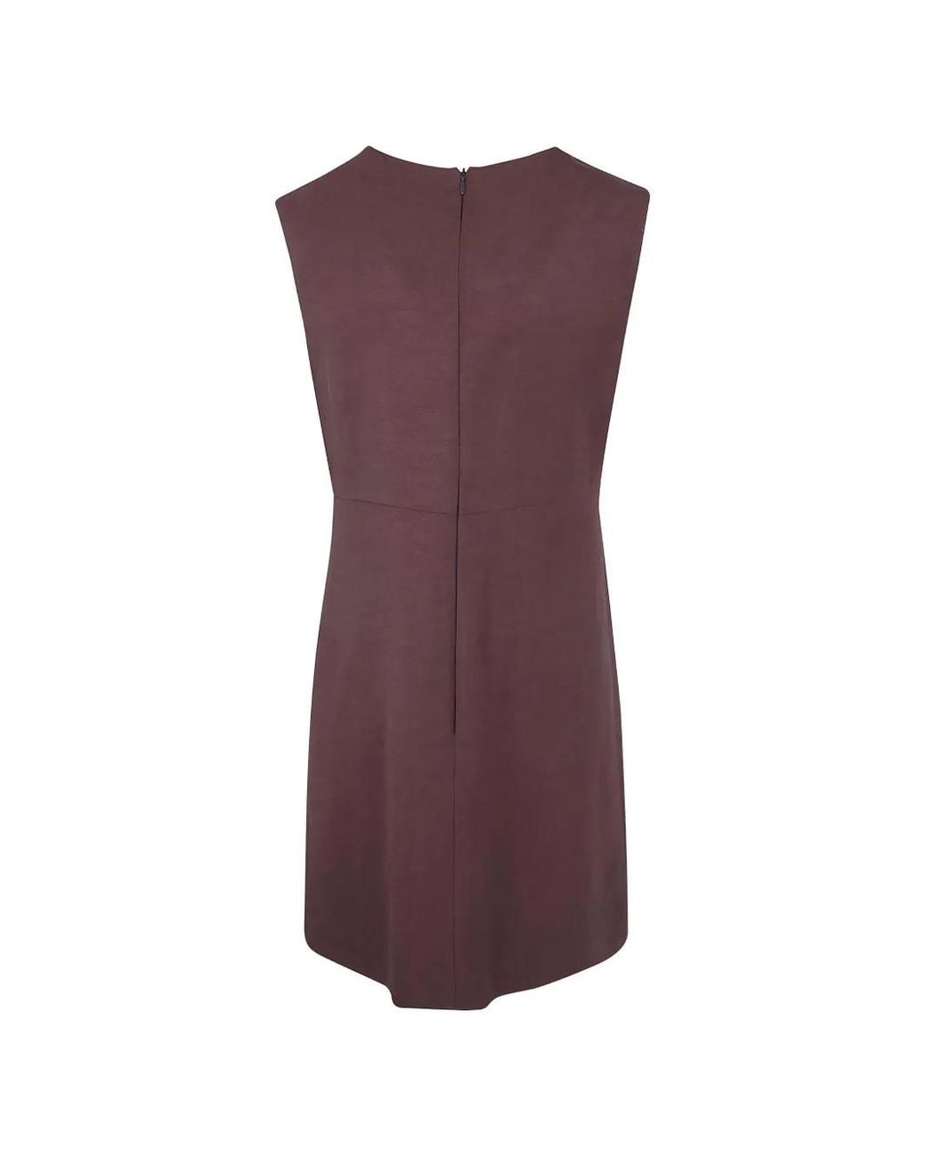 P.A.R.O.S.H. Purple Buttoned-Pocket Dress