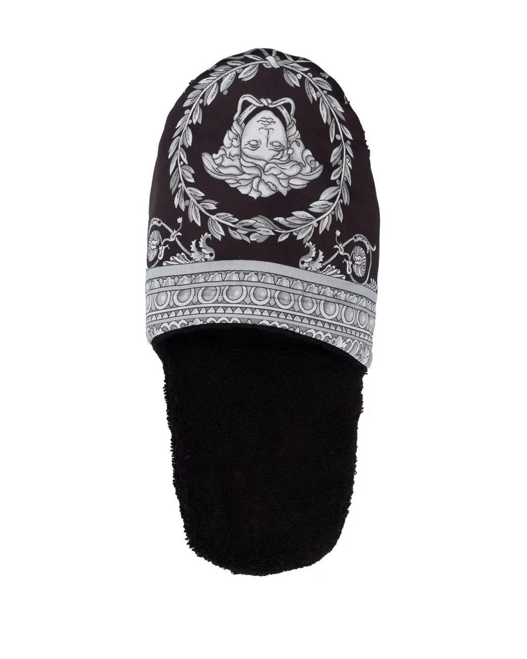Versace White I Baroque Slippers