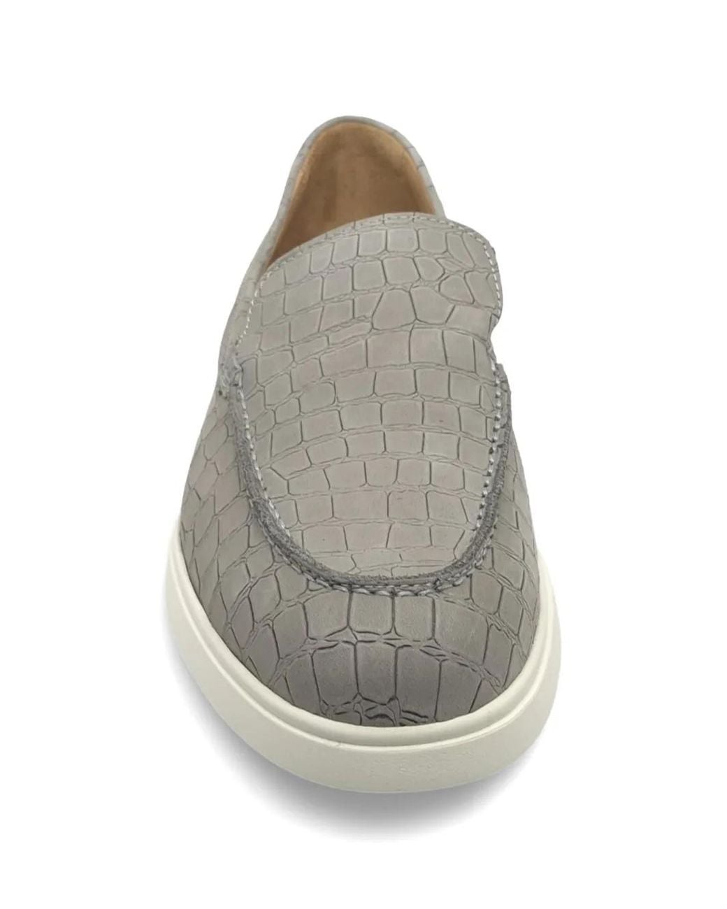 Neil Barrett Gray Textured Loafers