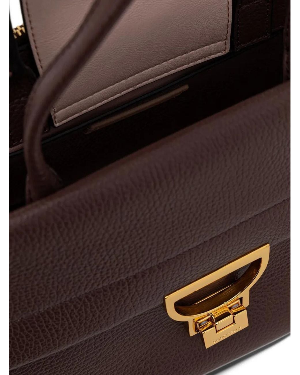 Coccinelle Brown Arlettis Leather Tote Bag