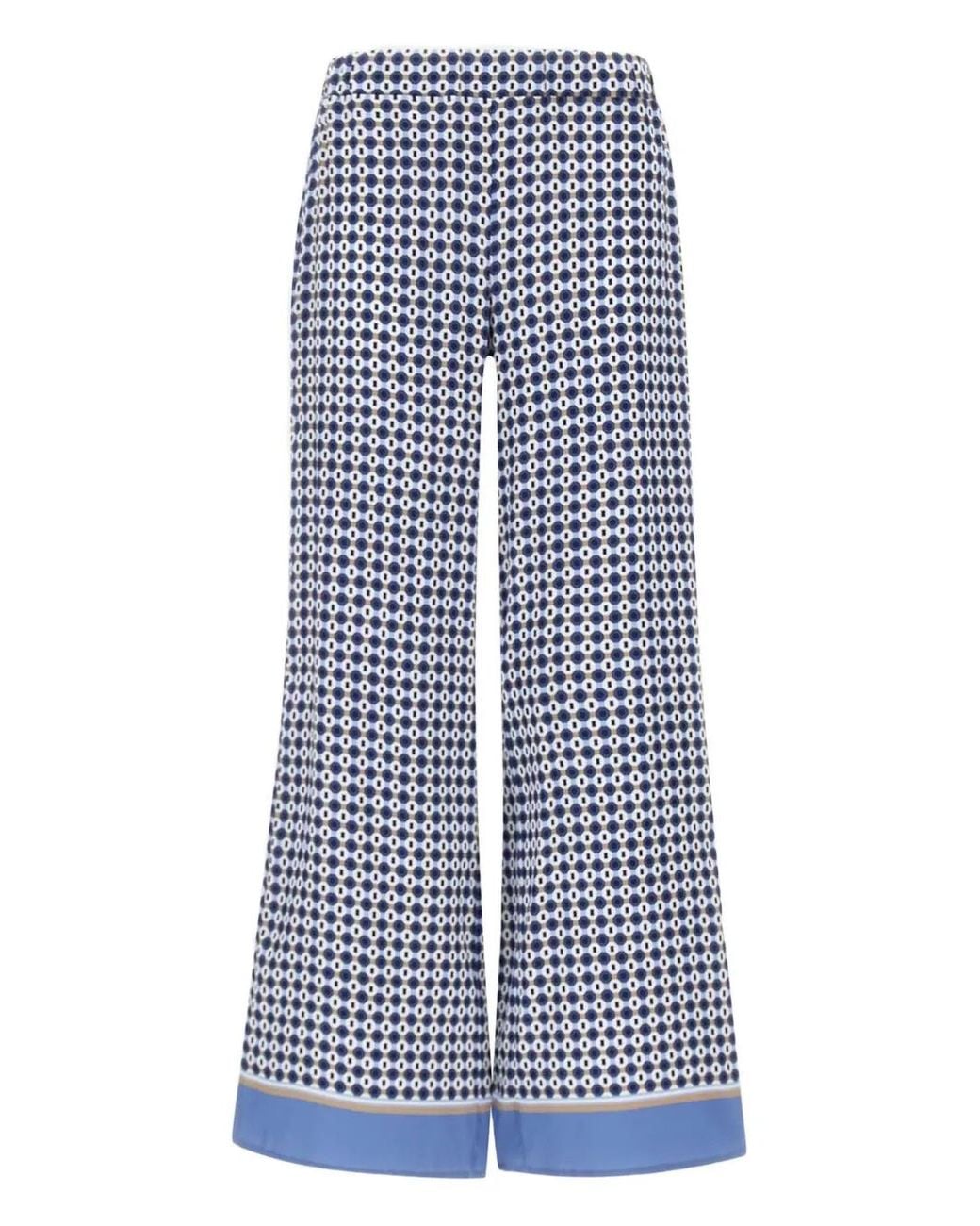 Kangra Blue Printed Trousers