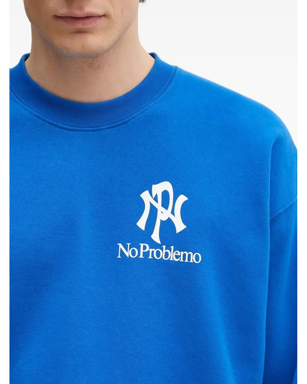 Sudadera Con Logo Aries de hombre de color Blue