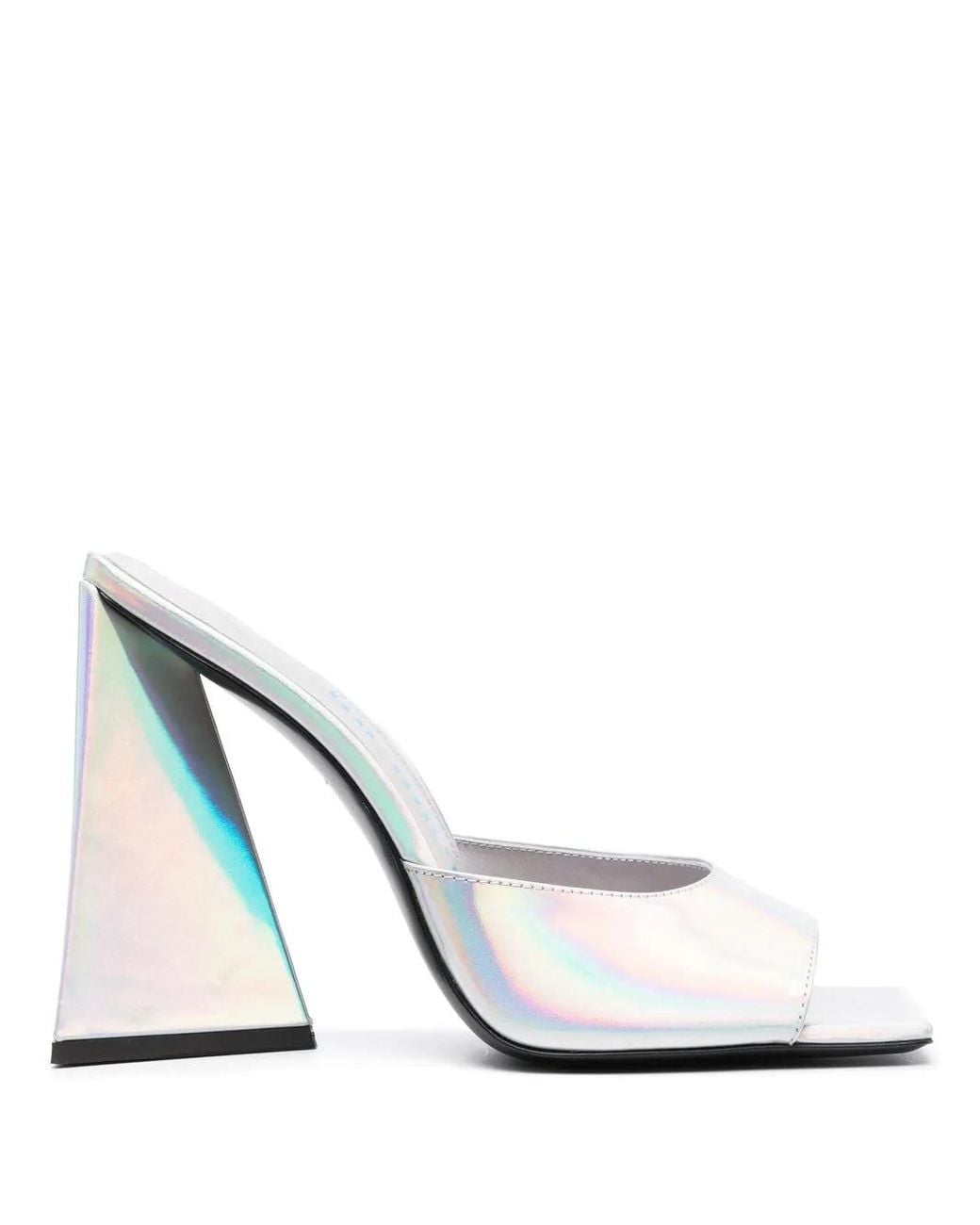 The Attico White Devon 115Mm Mule