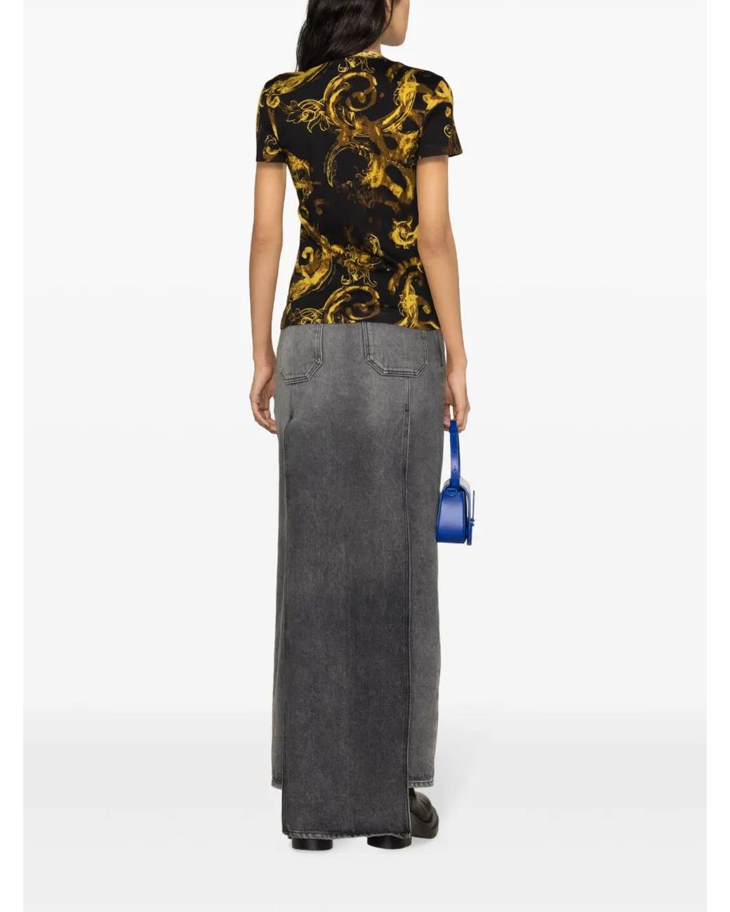 Versace Jeans Couture Black T-Shirts And Polos
