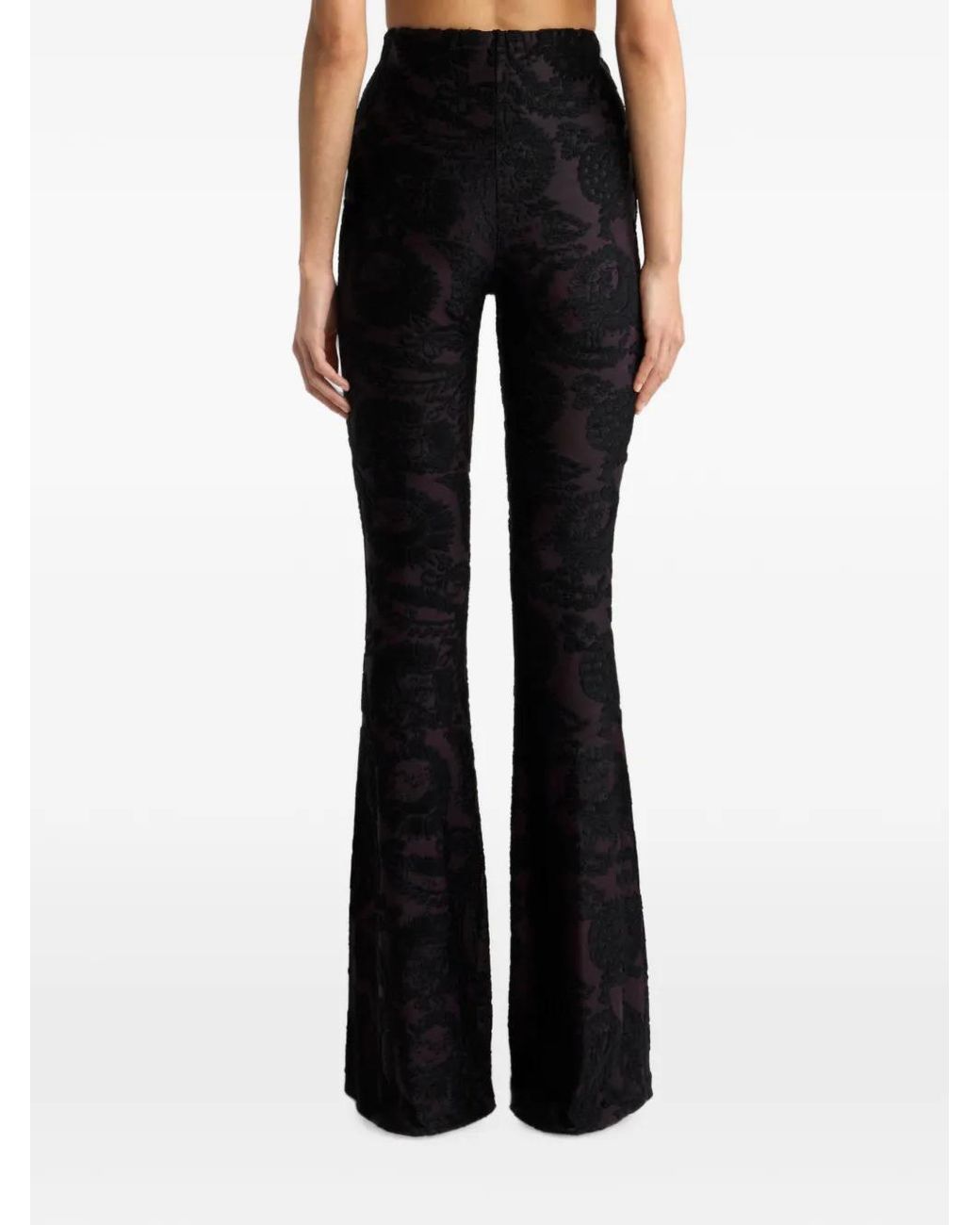 Etro Blue Flared Trousers