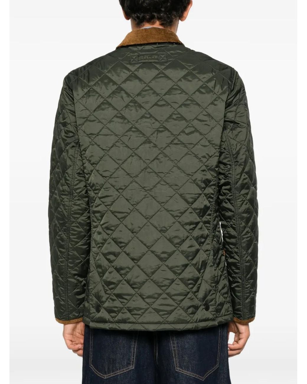 Barbour Green Polyamide Coat for men