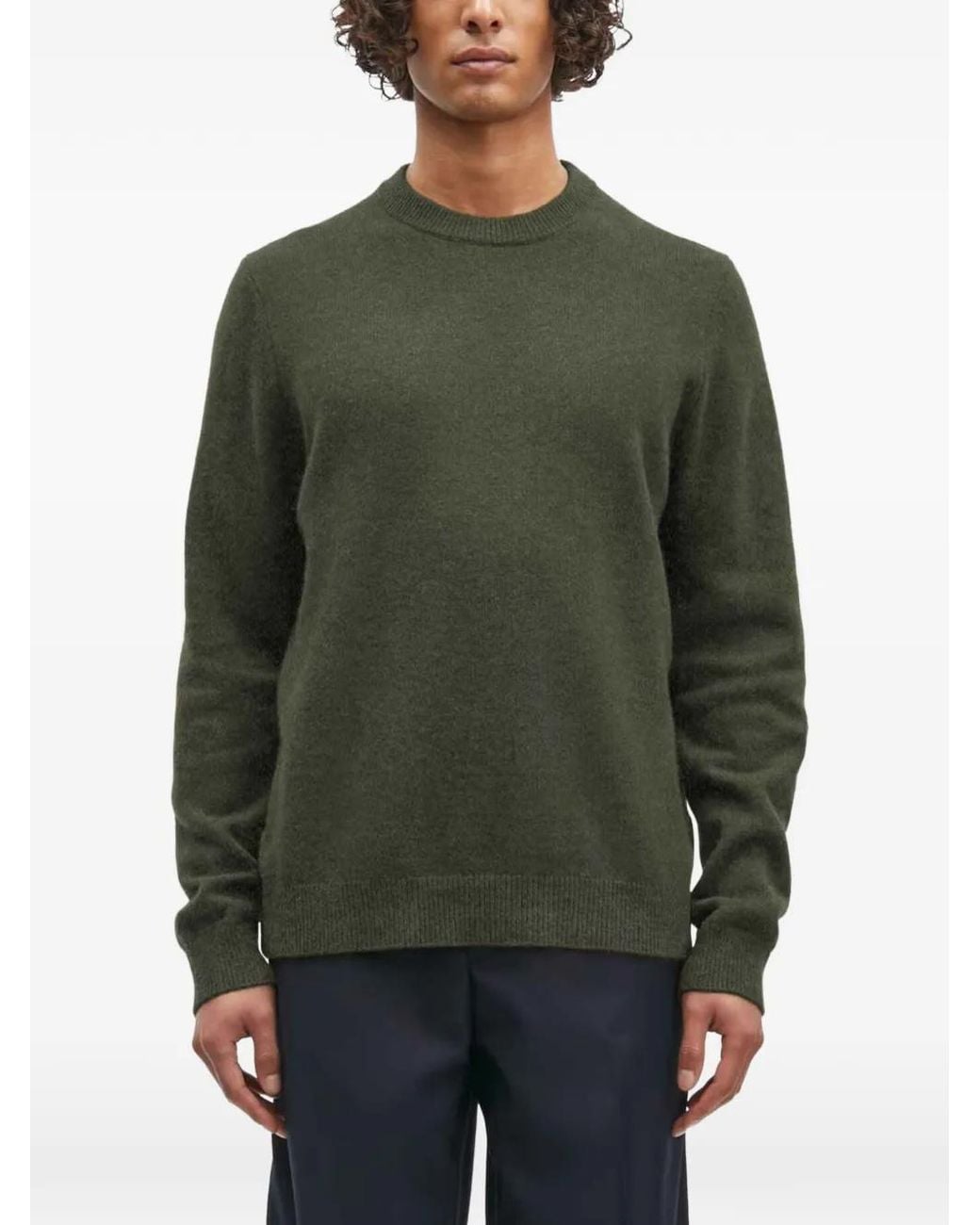 Samsøe & Samsøe Green Isak Crew-Neck Sweater for men