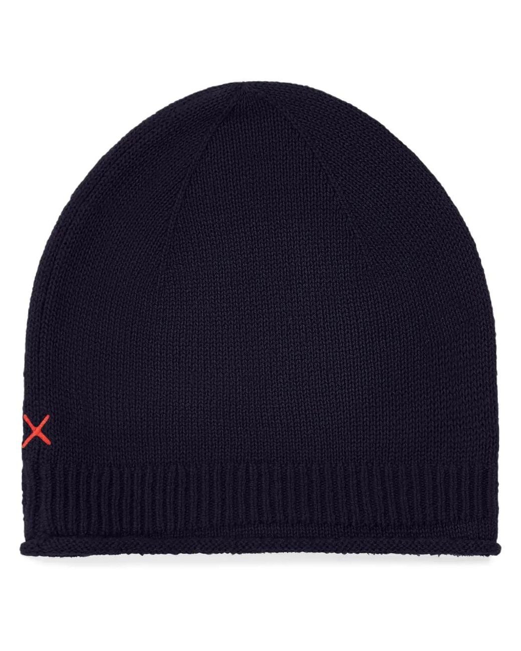 Chinti & Parker Blue Knitted Beanie