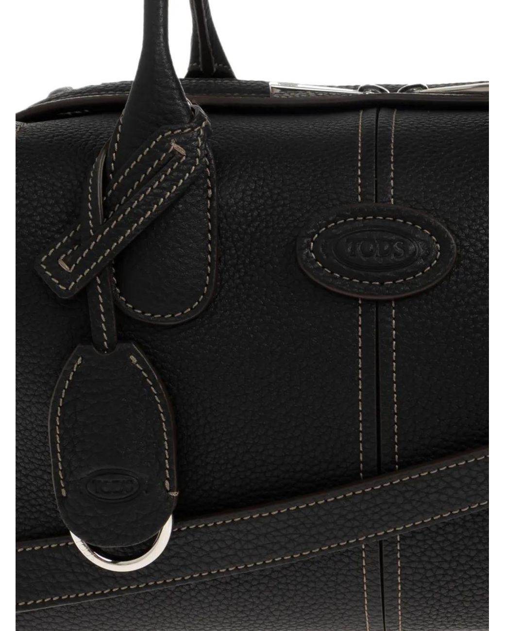 Tod's Black Bowling Bag