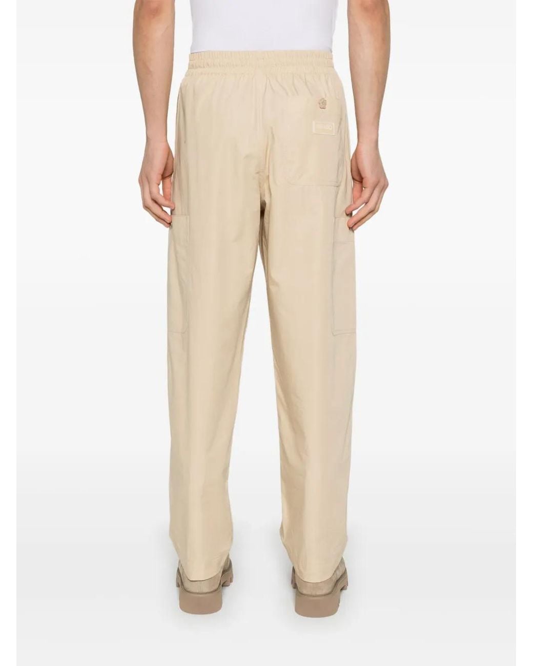 KENZO Natural Cargo Pants for men