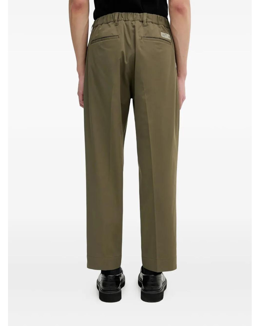 Neighborhood Green Elasticated-Waistband Trousers for men