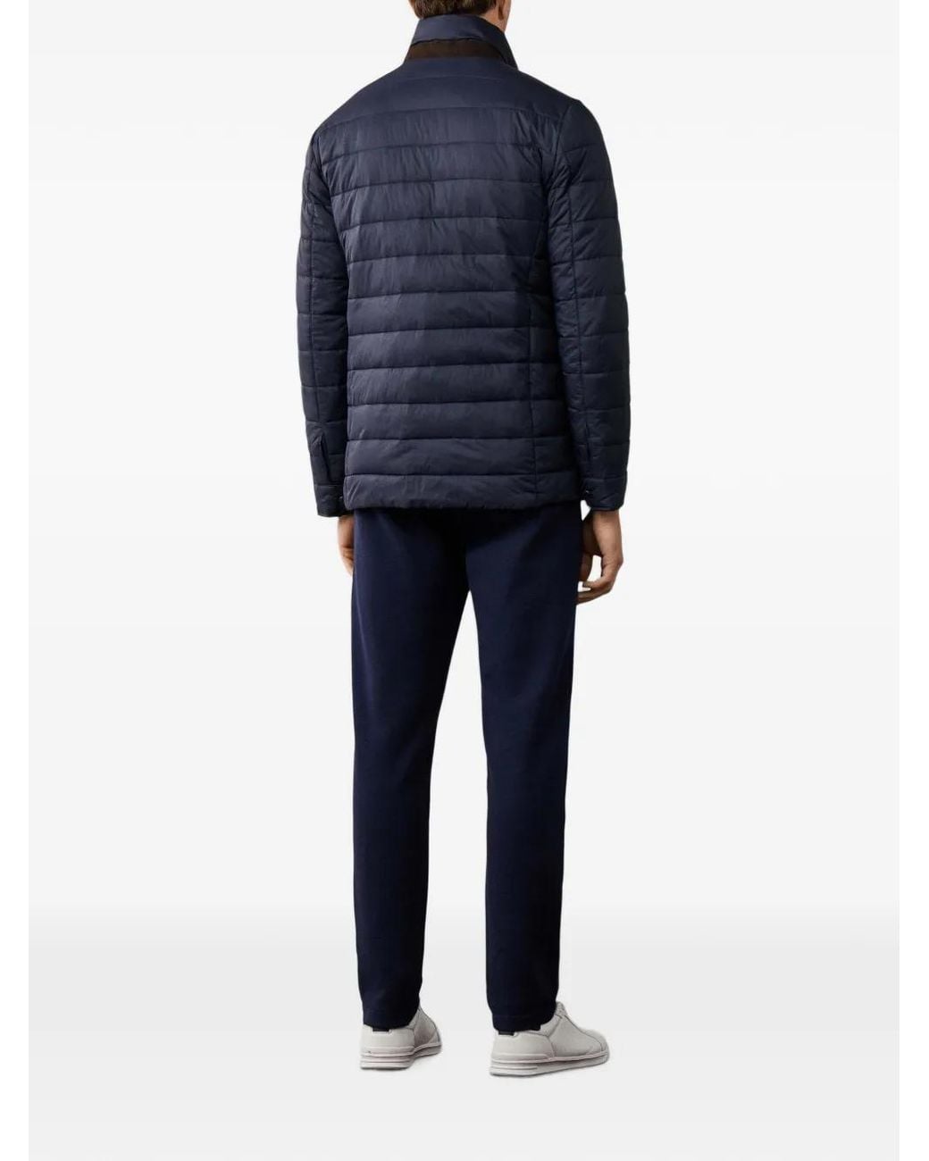 Hackett Velospeed Gewatteerd Jack in het Blue voor heren