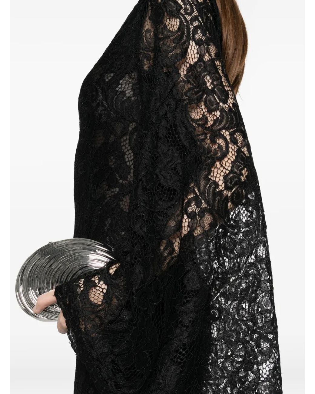 Axel 113 Black Lilith One-Shoulder Lace Dress