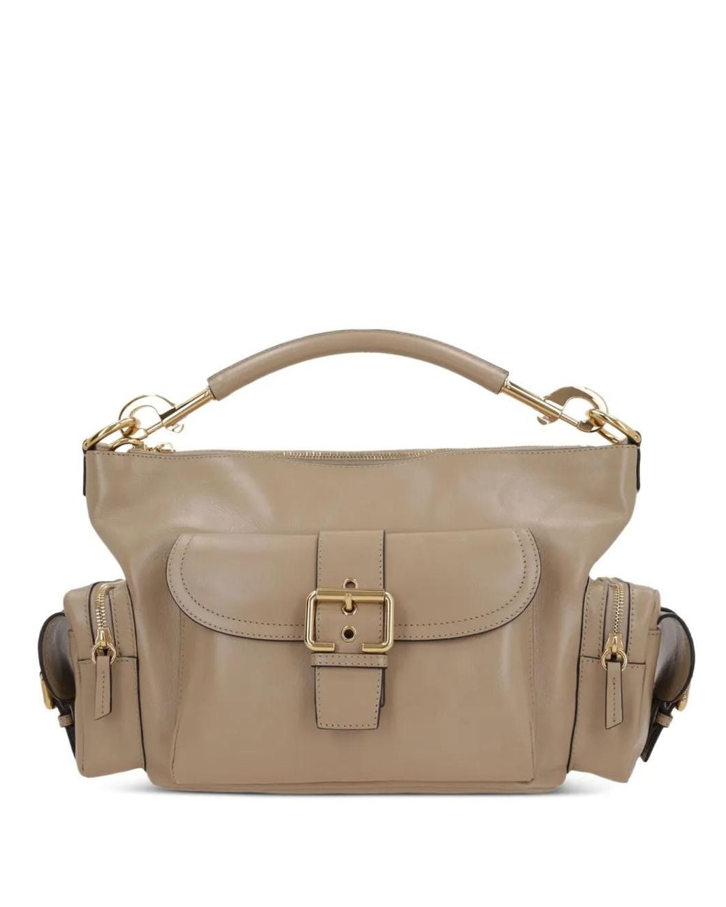 Chloé Brown Camera Tote Bag