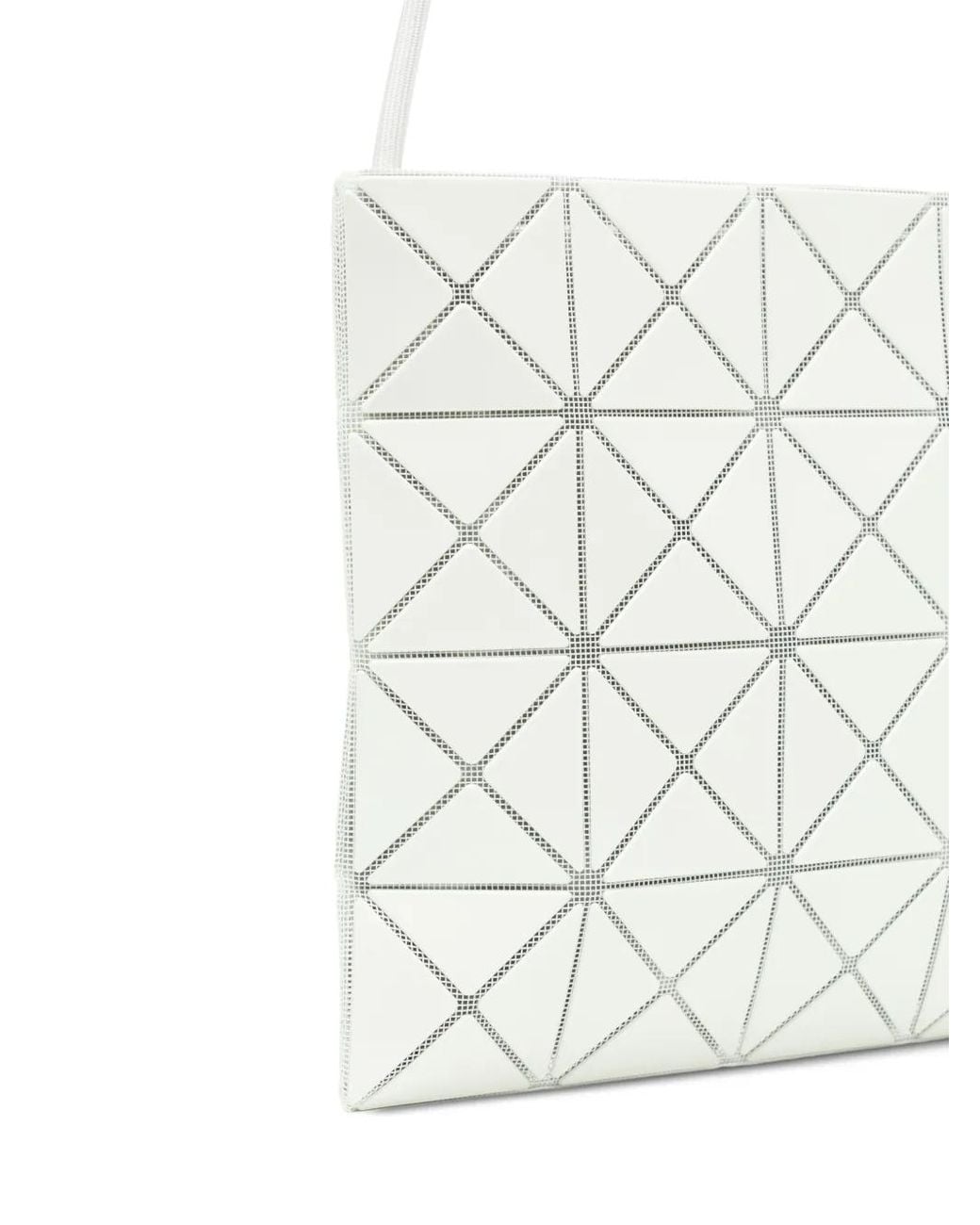 Borsa A Tracolla Lucent di Issey Miyake in White