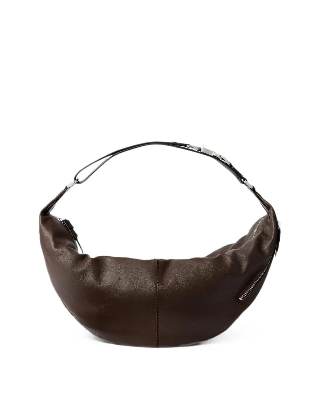 Lemaire Brown Quiver Clip Bag