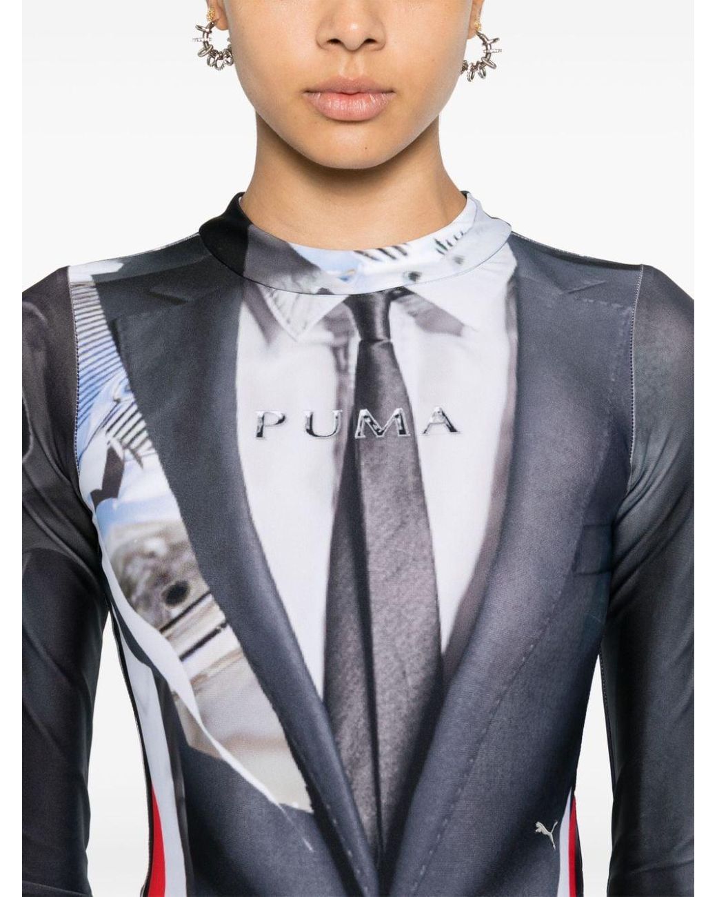 ottolinger puma body suit sサイズ OTTOLINGER Puma Edition Bodysuit in Black | Lyst