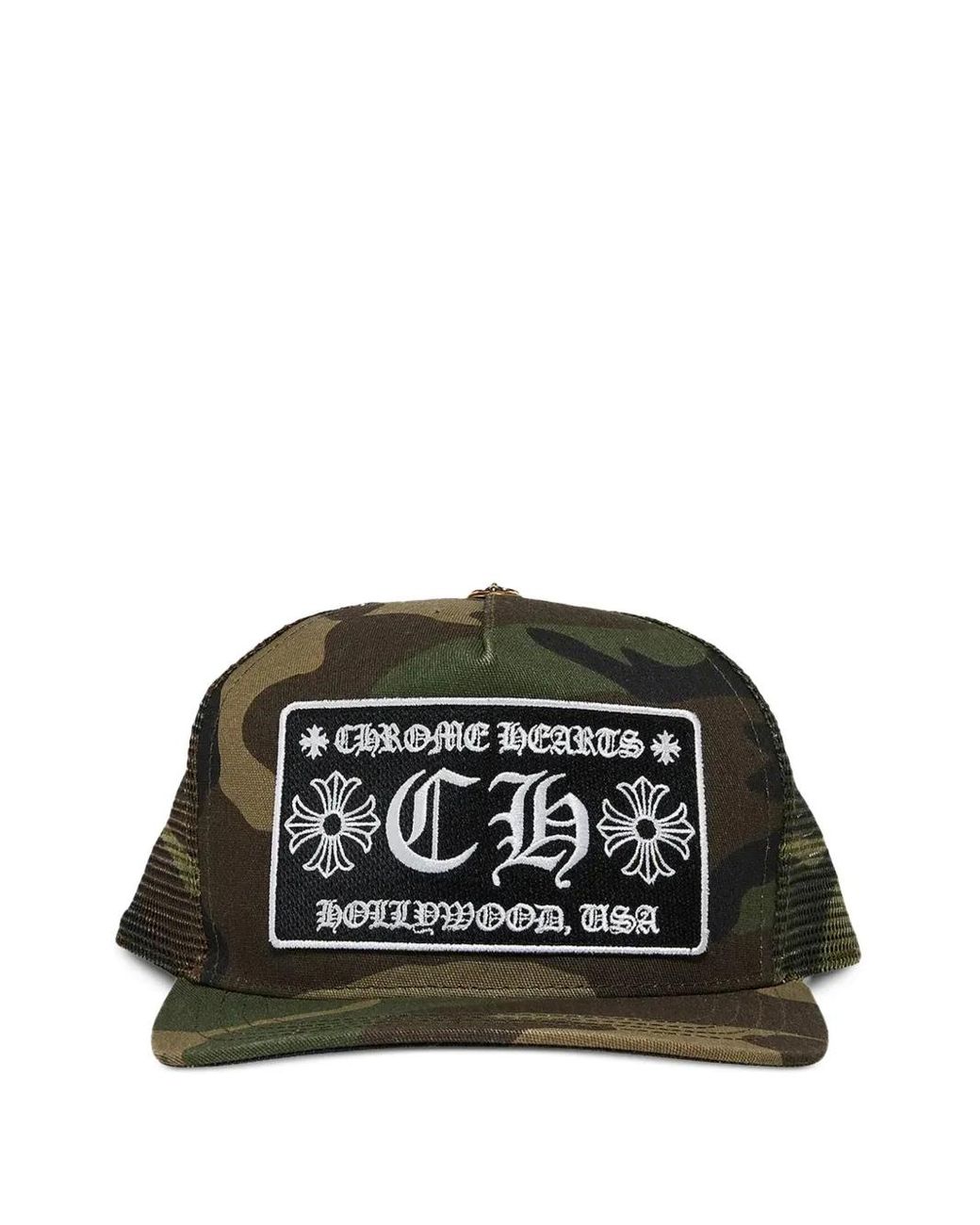 Chrome Hearts Hollywood Trucker Hat in Black for Men | Lyst