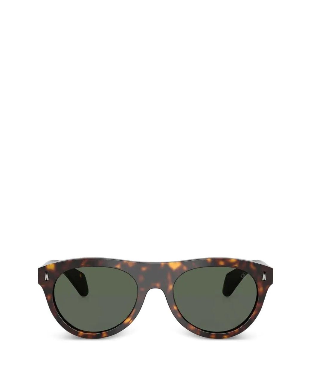 Moncler Green Tortoiseshell-Effect Sunglasses