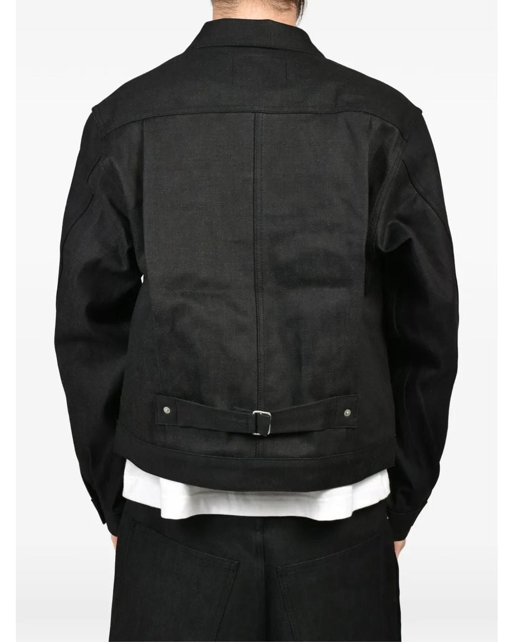 Rivet & Hide Black Type-Trucker Denim Jacket for men