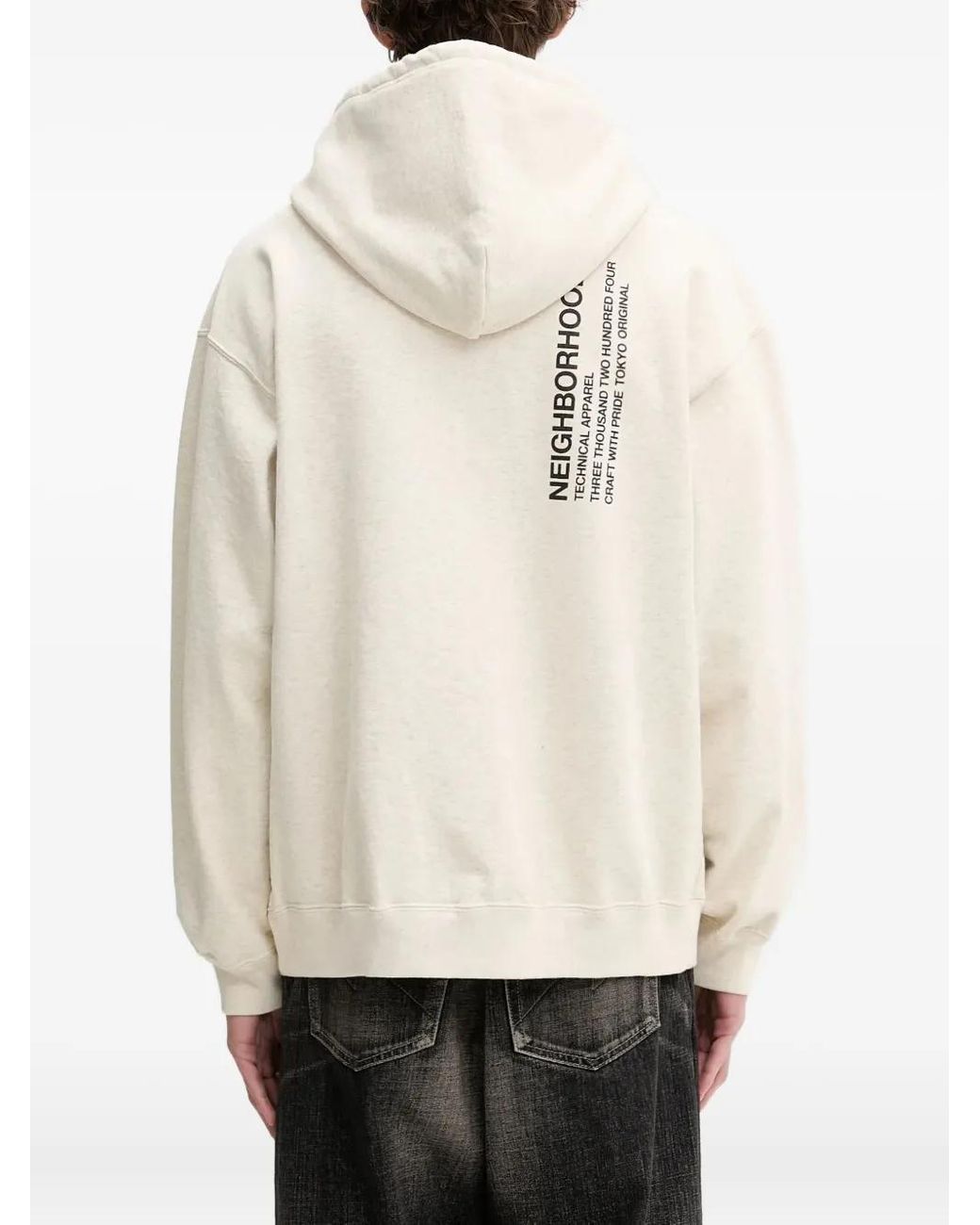 Neighborhood Natural Zip-Up Hoodie for men