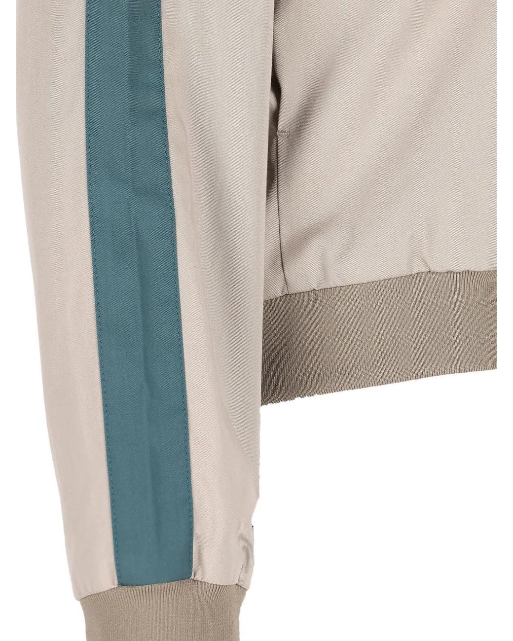 Miu Miu Natural Khaki Cotton Blouson Jacket