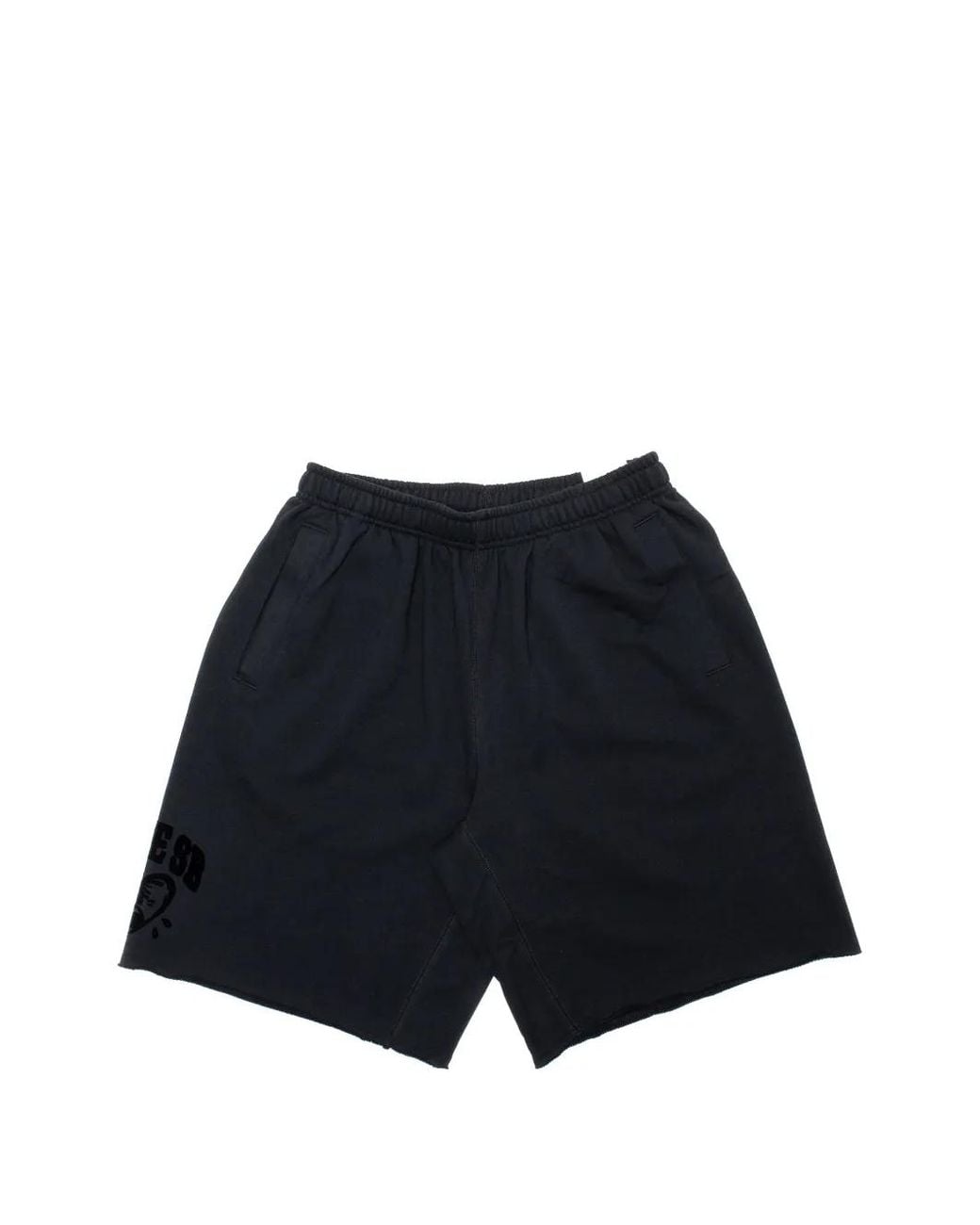 Nike Blue Raw-Cut Track Shorts for men