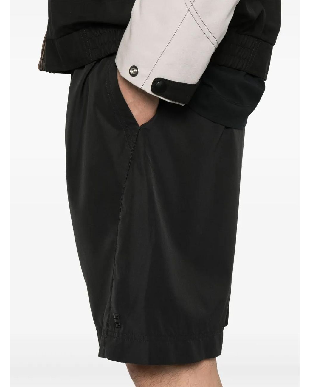 Givenchy Shorts Met Elastische Tailleband in het Black voor heren