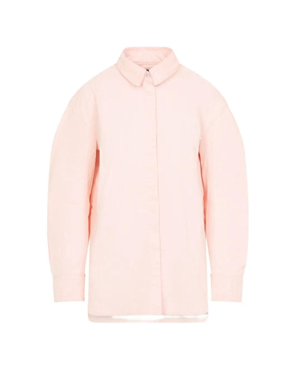 Jacquemus Pink Concealed-Fastening Shirt