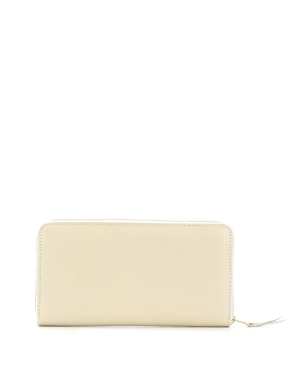 Comme des Garçons Natural Zip Around Leather Purse