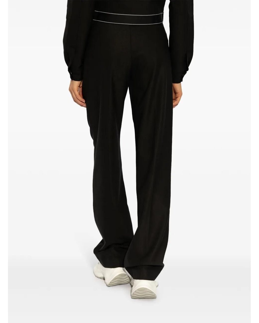 Casablanca Black Straight Trousers