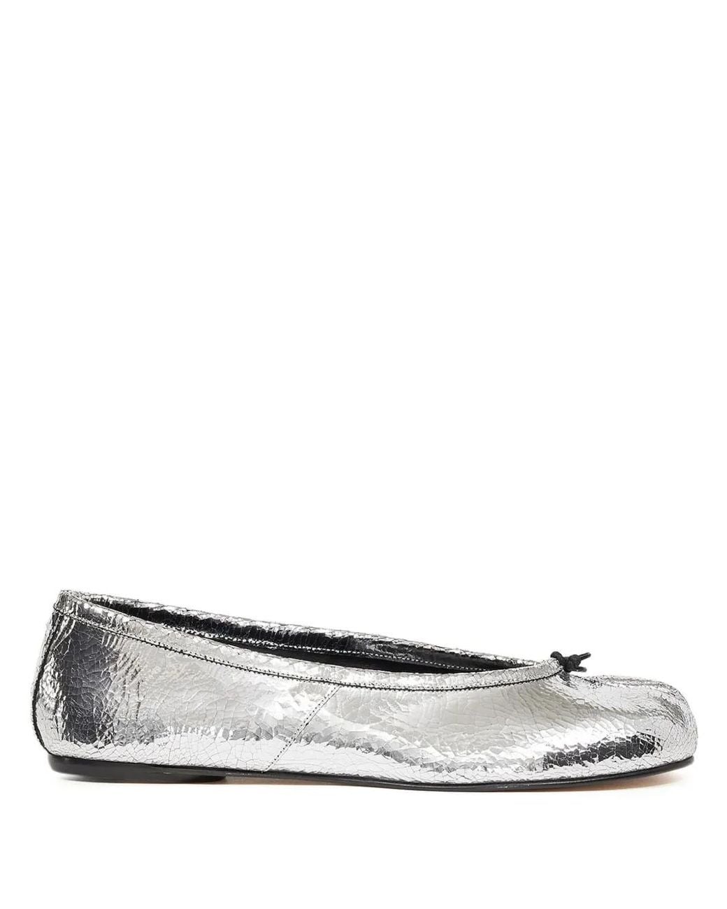 Maison Margiela White Tabi-Toe Ballet Flats