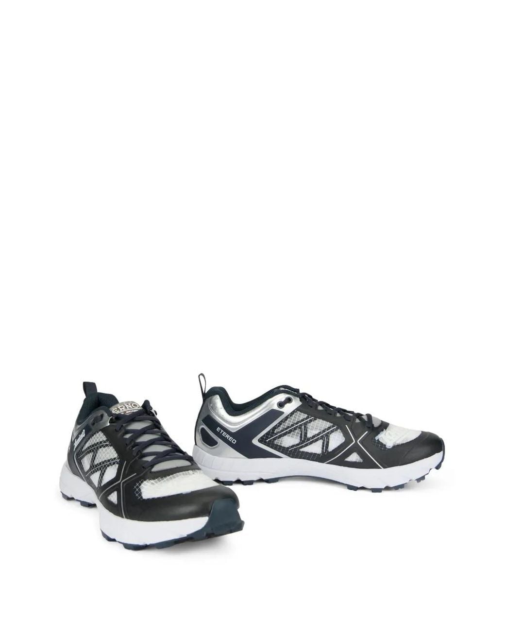 Herno White Mesh-Panel Sneakers for men