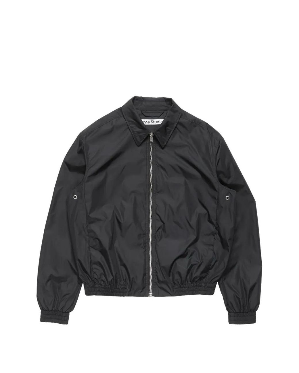 Acne Black Lightweight Nylon Jacket for men